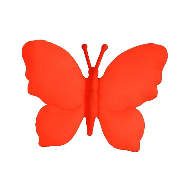 Balão de Festa Metalizado 40" 100cm - Borboleta Vermelho Neon  - 1 unidade - Partiufesta - Rizzo