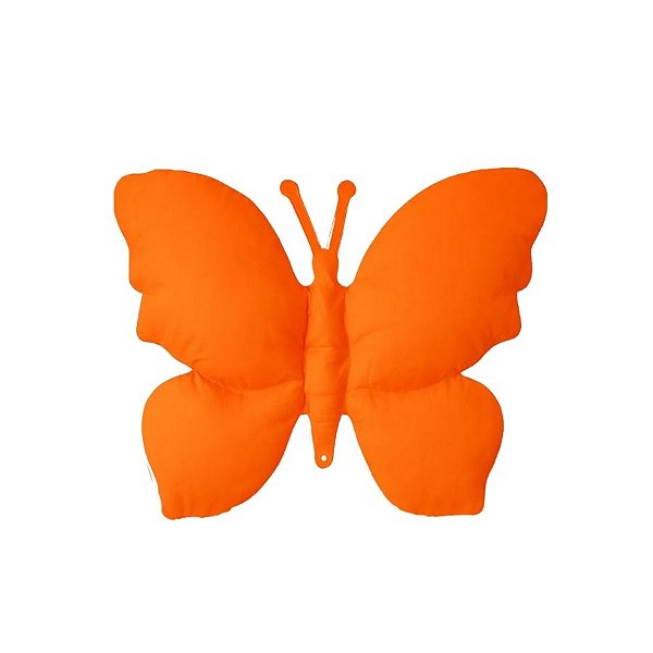 Balão de Festa Metalizado 40" 100cm - Borboleta Laranja Neon  - 1 unidade - Partiufesta - Rizzo