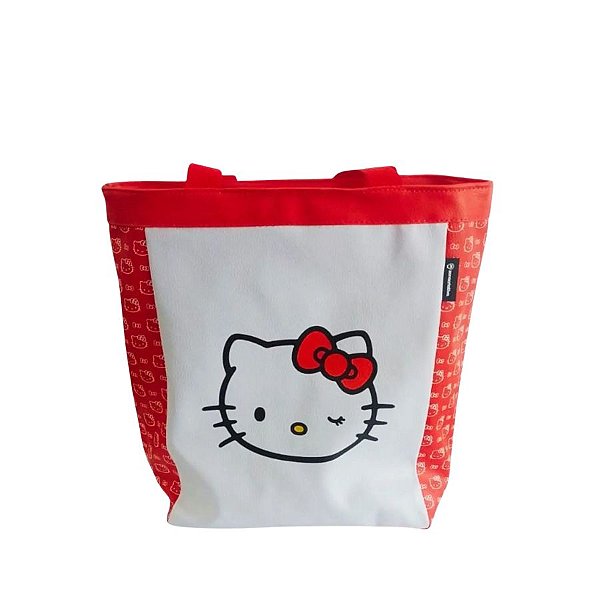 Shopping Bag - Hello Kitty - 40cm - 1 unidade - Zona Criativa - Rizzo