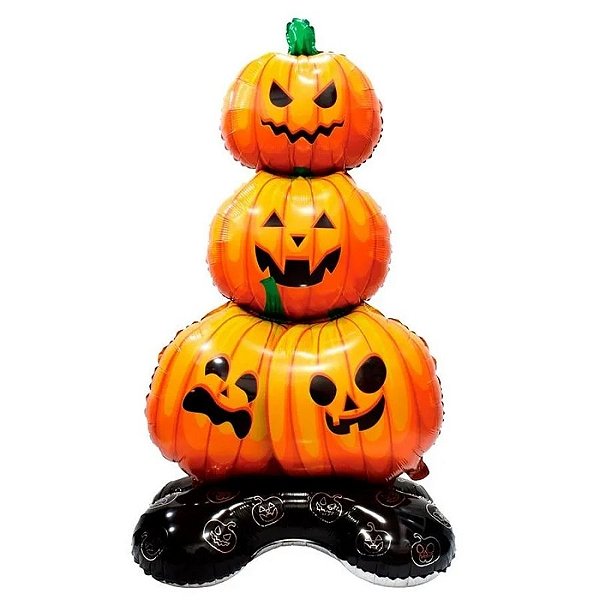 Balão de Festa Microfoil 43" 110cm - Abóboras Halloween - 1 unidade - Silver Festas - Rizzo