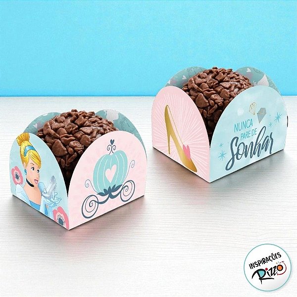 Porta Forminha - Cinderela - 50 unidades - Disney Original - Rizzo