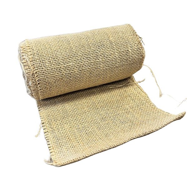 Rolo Vazado de Juta - 5 jardas x 15cm - 1 unidade - Rizzo
