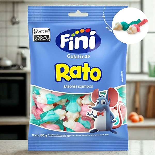 Bala Rato - 250g - 1 unidade - Fini - Rizzo