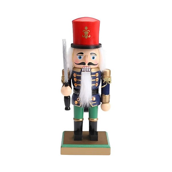 Soldado de Chumbo de Madeira com Espada - 20 cm - Modelo B - 1 unidade - Rizzo