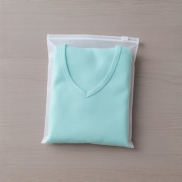 Saco Trilho Zip Transparente Fosco - 15x15cm - 50 unidades - Rizzo