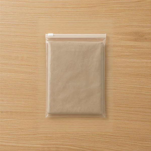 Saco Trilho Zip Transparente - 15x23cm - 50 unidades - Rizzo