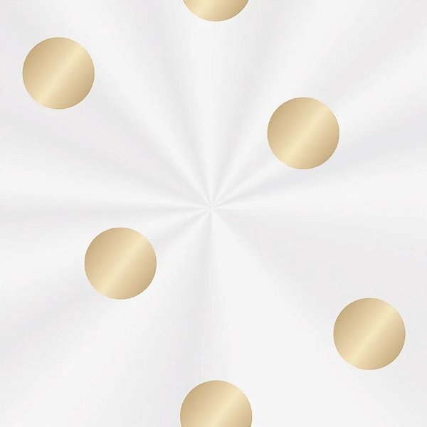 Saco Transparente Decorado - 52x70cm - Elite Ouro  - 5 unidades - Cromus - Rizzo