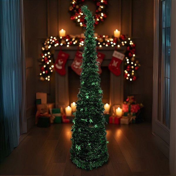 Árvore de Natal - Extensível com Estrela - 1,8m - 1 unidade - Rizzo