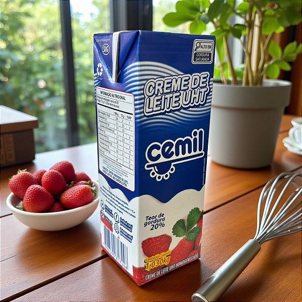 Creme de Leite UHT 1,03kg - 1 unidade - Cemil - Rizzo