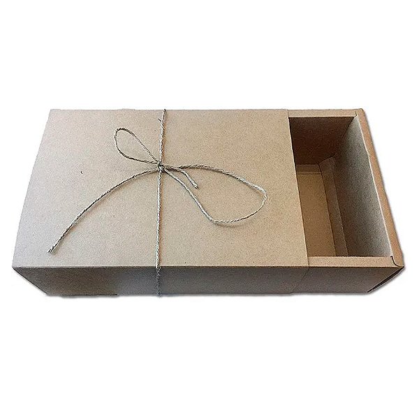 Caixa Presente Kraft 27X19X8,5cm - A12 - 1 Unidade  - Rizzo
