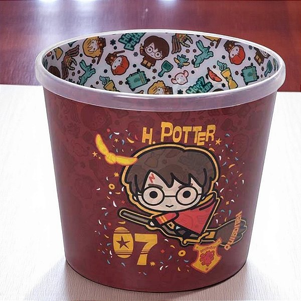 Balde de Pipoca - Harry Potter - 2,1L - 1 unidade - Plasútil - Rizzo