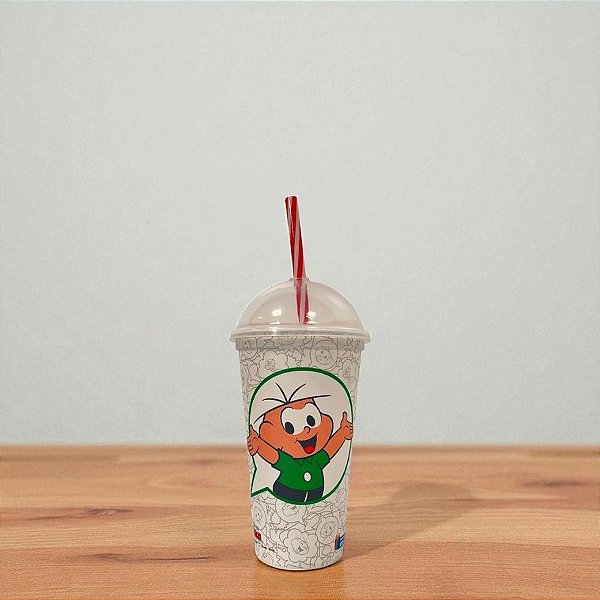 Copo Shake Para Colorir Turma da Monica - Cebolinha - 500ml  - 1 unidade - Plasútil - Rizzo