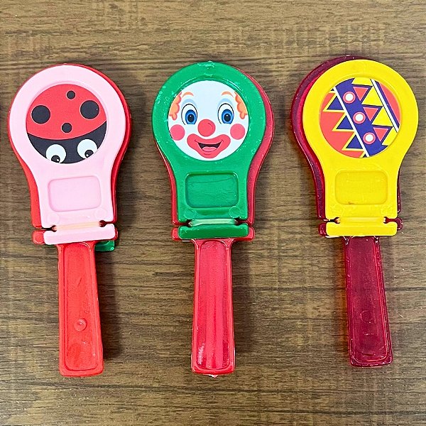 Brinquedo Castanhola Infantil Colorida - 5 unidades - Rizzo