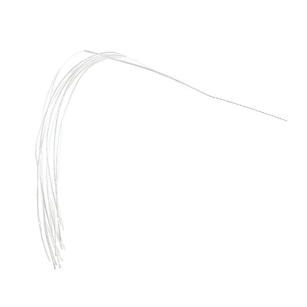 Galho Decorativo de Natal - Branco Com Glitter - 124x25x1,5cm - 1 unidade - Cromus - Rizzo