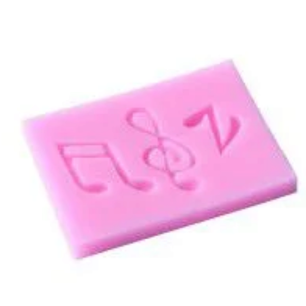Molde de Silicone Nota Musical S173 Molds Planet Rizzo Confeitaria
