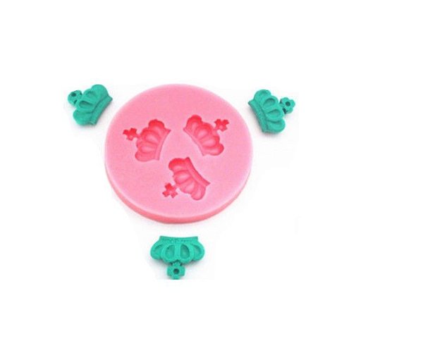 Molde de Silicone Coroa S269 Molds Planet Rizzo Confeitaria