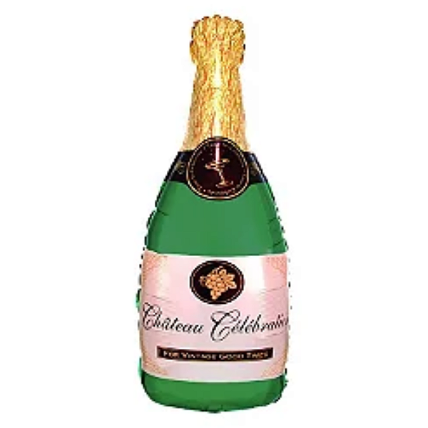 Balão Metalizado - Shape Champagne - 01 Unidade - Cromus Balloons - Rizzo Balões