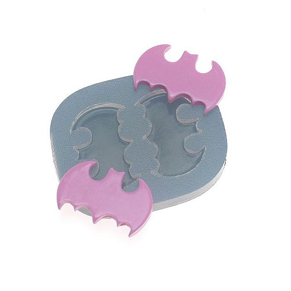 Molde de Silicone Dupla De Morcegos  Ref. 343 Flexarte ​