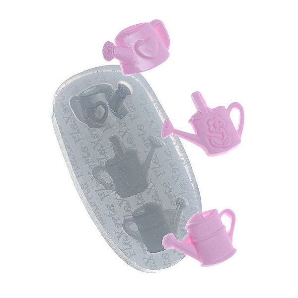 Molde de Silicone Trio de Regadores Ref. 143 Flexarte
