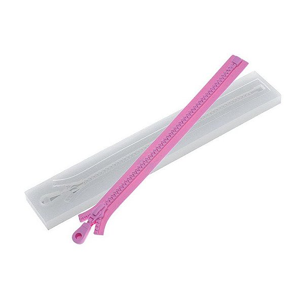 Molde de silicone Ziper Grande Ref. 407 Flexarte