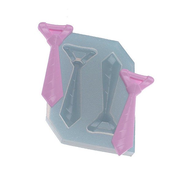 Molde de silicone Par de gravatas Ref. 441 Flexarte