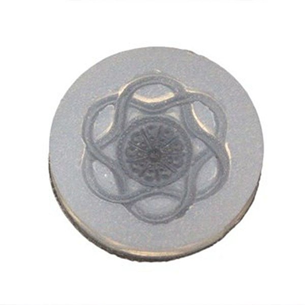 Molde de silicone Botão Mandala Ref. 48 Flexarte