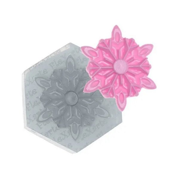 Molde de silicone Floco de Neve Ref. 246 Flexarte