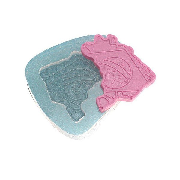 Molde de silicone Mapa do Brasil Ref. 262 Flexarte
