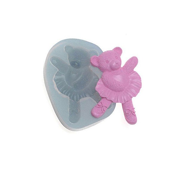 Molde de silicone Ursa Bailarina Grande Ref. 312 Flexarte