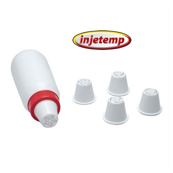 Bisnaga Bico Russo 6 peças Injetemp