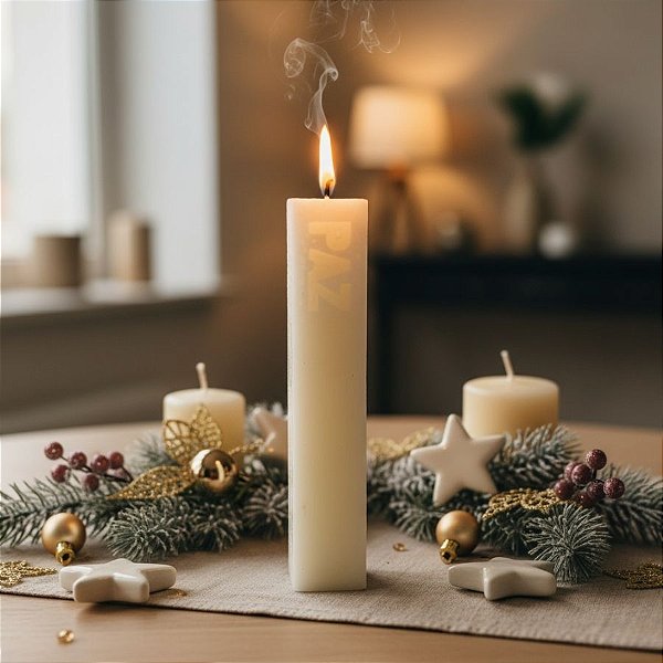 Vela Aromática Intenções - Paz - Retangular - 15,5cm - 1 unidade - Rizzo
