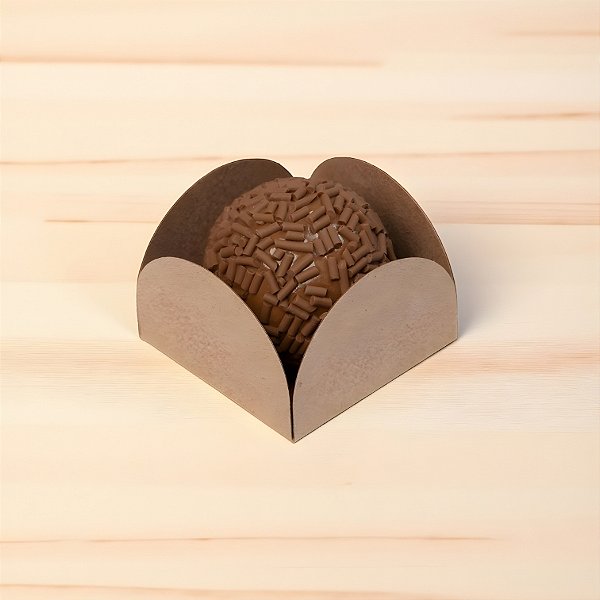 Mini Porta Forminha - Kraft - 3x2,3x3cm - 50 unidades - Regina - Rizzo