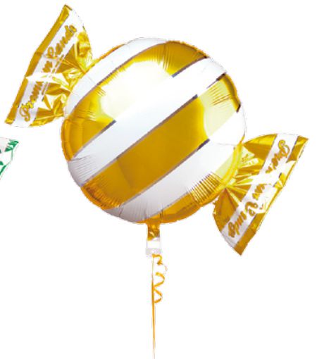 Balão de Festa Metalizado 18" 45cm - Candy Dourado - 1 unidade - Cromus - Rizzo