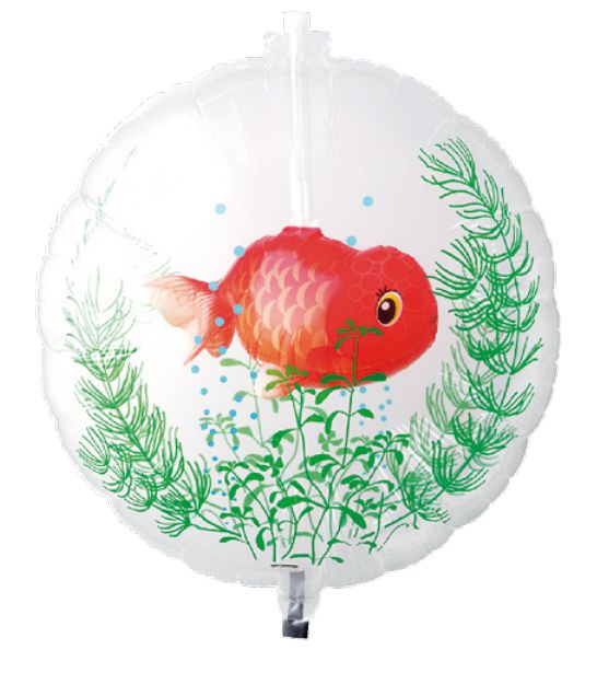 Balão de Festa Microfoil 20" 50cm - Aquario - 1 unidade - Cromus - Rizzo