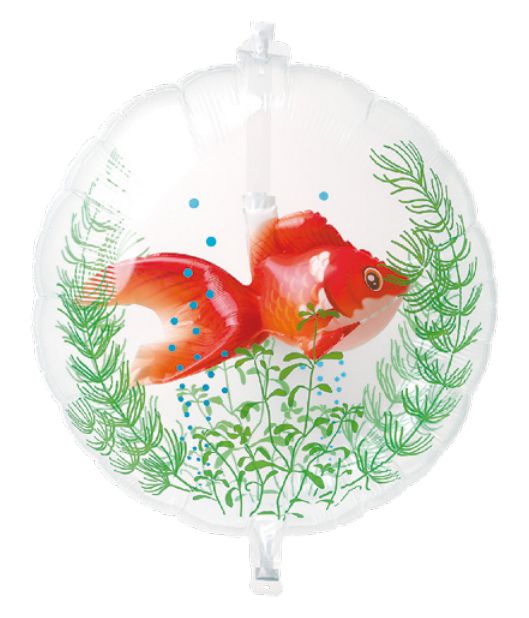 Balão de Festa Microfoil 20" 50cm - Aquario - 1 unidade - Cromus - Rizzo