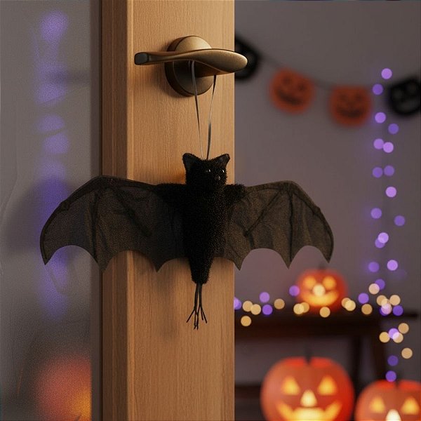 Enfeite Para Pendurar De Halloween - Morcego - 20x40cm - 1 unidade - Florarte  - Rizzo