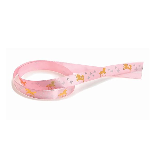 Fita de Cetim 10m x 10mm - Cor 183 - Unicórnio - Rolo 10 metros - 1 unidade - Progresso - Rizzo