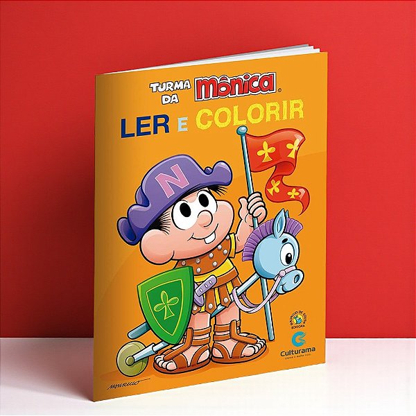 Livro Ler e Colorir - Chico Bento - Turma da Mônica - 27x20cm - 1 unidade - Culturama - Rizzo