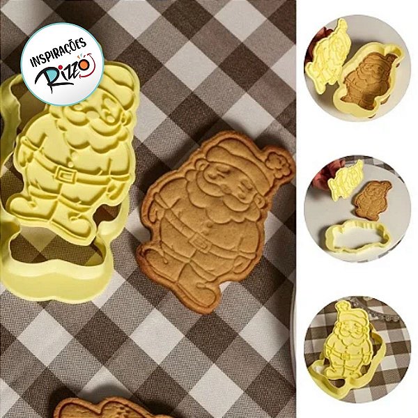 Kit Cortador Carimbo Boneco de Neve - 10cm - 1 unidade - BlueStar - Rizzo