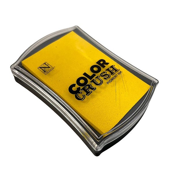 Almofada para Carimbo - Color Crush Yellow - Amarelo - 9,5x6cm - 1 unidade - Rizzo