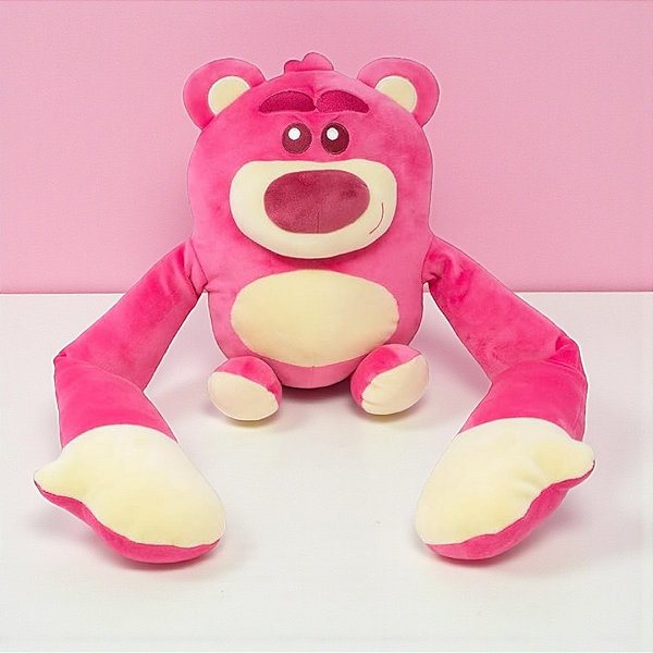 Pelúcia Lotso Abraço - Toy Story - 55cm - 1 unidade - Disney Original - Rizzo