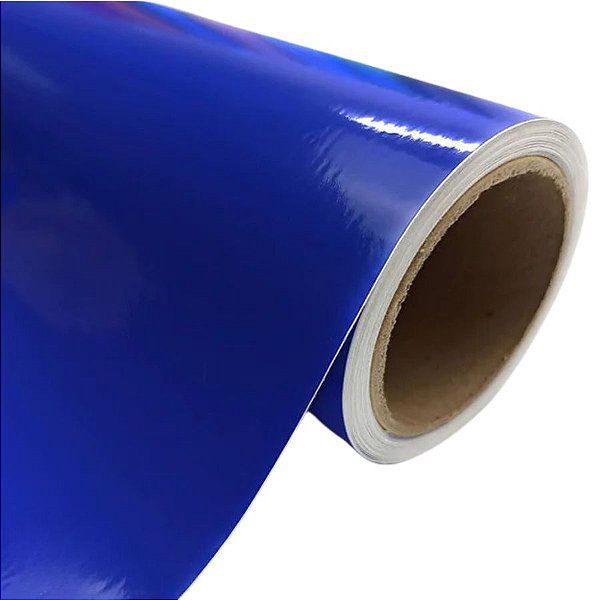 Vinil Adesivo 30cmx1m - Azul - 1 unidade - Rizzo