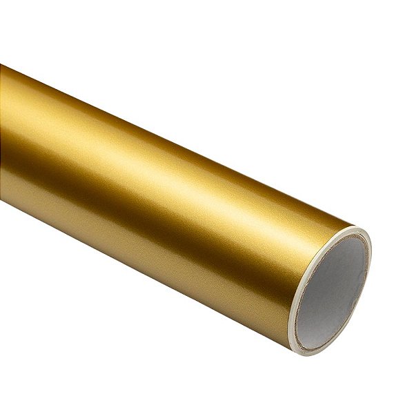 Vinil Adesivo 30cmx5m - Dourado   - 1 unidade - Rizzo