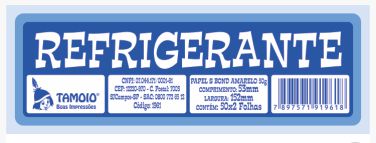 Ficha Refrigerante - 100 Fichas - Tamoio - Rizzo Embalagens