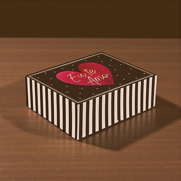 Cesta Na Caixa - Eu Te Amo - 1 unidade - Cromus - Rizzo