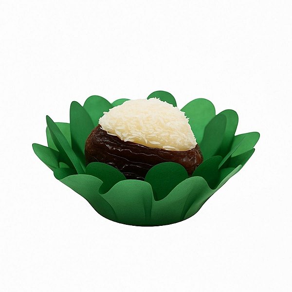 Forminha Para Doces Finos - Margaridinha Verde Cana - 5x5cm - 30 unidades - Floretta Fest - Rizzo