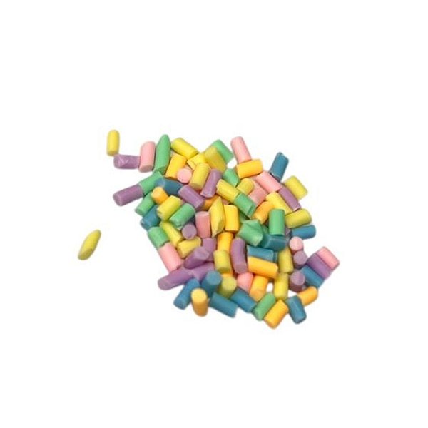 Mini Confete Paête Colorido - Canudinho - 10g - 1 unidade - Rizzo