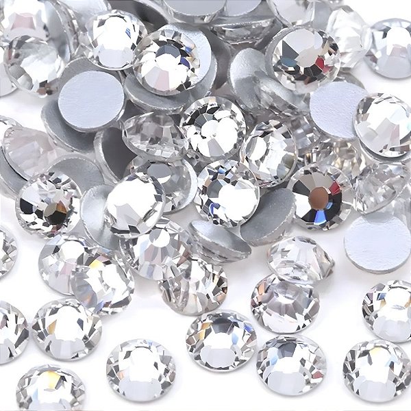 Mini Strass - Prata - Cristal - 10g - 1 unidade - Rizzo