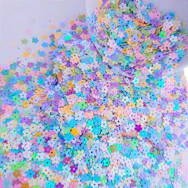 Mini Confete Paête Colorido - Florzinha - 10g - 1 unidade - Rizzo