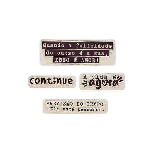 Kit Cartela de Carimbos - Frases Especiais M - 4 unidades - Rizzo